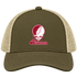 Alabama Stealie Premium Unisex Trucker Cap — Design: Alabama University of — Moss/Khaki