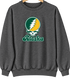Alaska Stealie Premium Unisex Crewneck — Design: Alaska Anchorage University of — Dark Heather