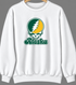 Alaska Stealie Premium Unisex Crewneck — Design: Alaska Anchorage University of — White