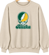 Alaska Stealie Premium Unisex Crewneck — Design: Alaska Anchorage University of — Sand