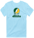 Alaska Stealie Premium Unisex T-Shirt — Design: Alaska Anchorage University of — Light Blue
