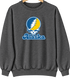 Alaska Stealie Premium Unisex Crewneck — Design: Alaska Fairbanks University of — Dark Heather