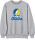 Alaska Stealie Premium Unisex Crewneck — Design: Alaska Fairbanks University of — Sport Grey