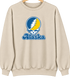 Alaska Stealie Premium Unisex Crewneck — Design: Alaska Fairbanks University of — Sand