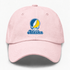 Alaska Stealie Premium Unisex Dad Hat — Design: Alaska Fairbanks University of — Pink