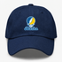 Alaska Stealie Premium Unisex Dad Hat — Design: Alaska Fairbanks University of — Navy