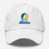 Alaska Stealie Premium Unisex Dad Hat — Design: Alaska Fairbanks University of — White