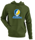 Alaska Stealie Premium Unisex Hoodie — Design: Alaska Fairbanks University of — Military Green