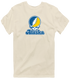 Alaska Stealie Premium Unisex T-Shirt — Design: Alaska Fairbanks University of — Sand