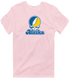 Alaska Stealie Premium Unisex T-Shirt — Design: Alaska Fairbanks University of — Light Pink