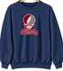 Albany Pharmacy Stealie Premium Unisex Crewneck — Design: Albany College of Pharmacy — Navy