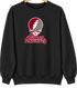 Albany Pharmacy Stealie Premium Unisex Crewneck — Design: Albany College of Pharmacy — Black