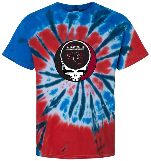 Albany Collegy of Pharmacy Stealie Tie-Dye T-Shirt