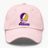 Albany Stealie Premium Unisex Dad Hat — Design: Albany University at — Pink