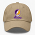Albany Stealie Premium Unisex Dad Hat — Design: Albany University at — Khaki