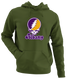 Albany Stealie Premium Unisex Hoodie — Design: Albany University at — Military Green