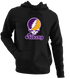 Albany Stealie Premium Unisex Hoodie — Design: Albany University at — Black
