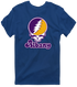 Albany Stealie Premium Unisex T-Shirt — Design: Albany University at — Navy