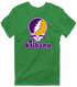 Albany Stealie Premium Unisex T-Shirt — Design: Albany University at — Irish Green