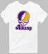 Albany Stealie Premium Unisex T-Shirt — Design: Albany University at — White