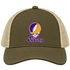 Albany Stealie Premium Unisex Trucker Cap — Design: Albany University at — Moss/Khaki