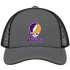 Albany Stealie Premium Unisex Trucker Cap — Design: Albany University at — Charcoal/Black