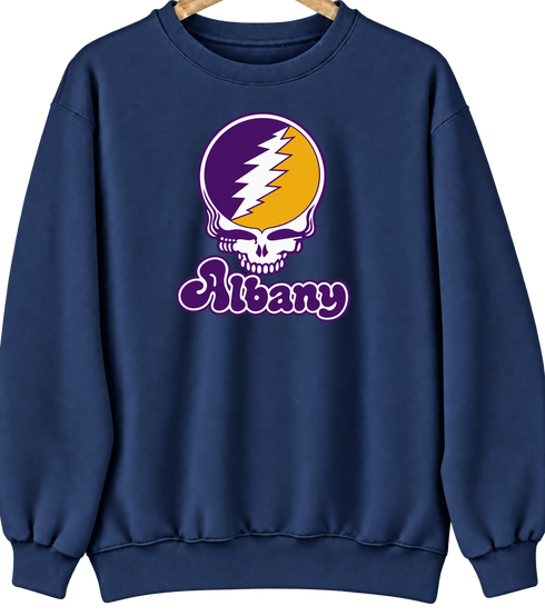 Albany Stealie Premium Unisex Crewneck — Navy