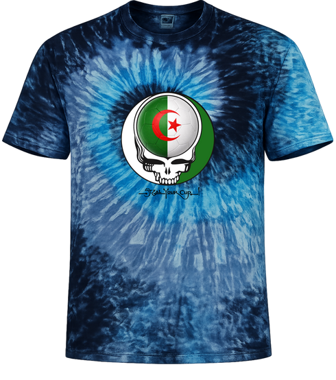 Algeria FIFA World Cup Stealie Tie-Dye T-Shirt
