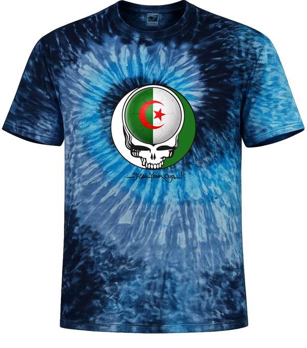 Algeria FIFA World Cup Stealie Tie-Dye T-Shirt