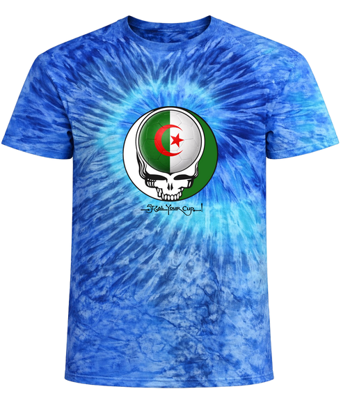 Algeria FIFA World Cup Stealie Tie-Dye T-Shirt