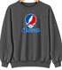 American Stealie Premium Unisex Crewneck — Design: American University — Dark Heather