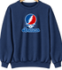 American Stealie Premium Unisex Crewneck — Design: American University — Navy