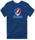 American Stealie Premium Unisex T-Shirt — Design: American University — Navy