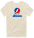American Stealie Premium Unisex T-Shirt — Design: American University — Sand