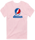 American Stealie Premium Unisex T-Shirt — Design: American University — Light Pink