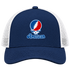American Stealie Premium Unisex Trucker Cap — Design: American University — Navy/White