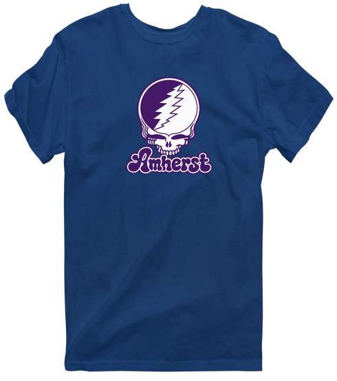 Amherst Stealie Premium Unisex T-Shirt — Design: Amherst College — Navy