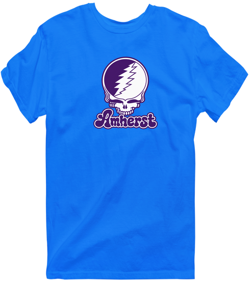 Amherst Stealie Premium Unisex T-Shirt — Design: Amherst College — Royal