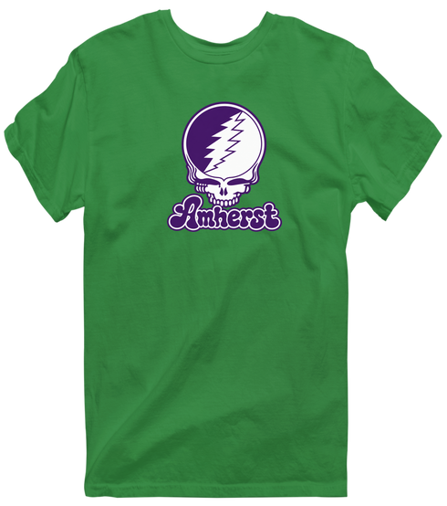 Amherst Stealie Premium Unisex T-Shirt — Design: Amherst College — Irish Green