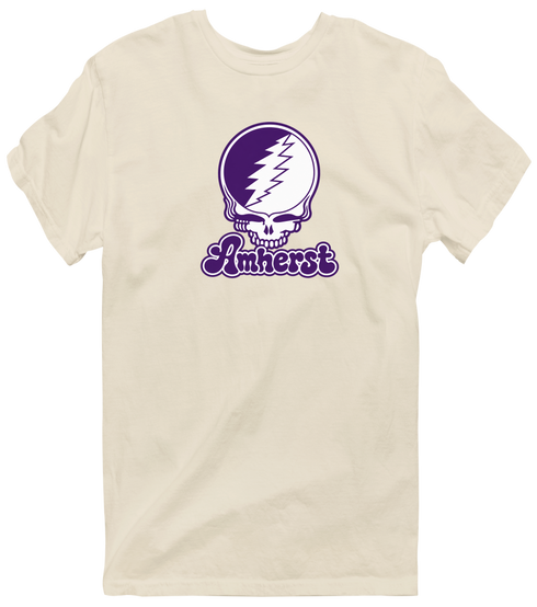 Amherst Stealie Premium Unisex T-Shirt — Design: Amherst College — Sand