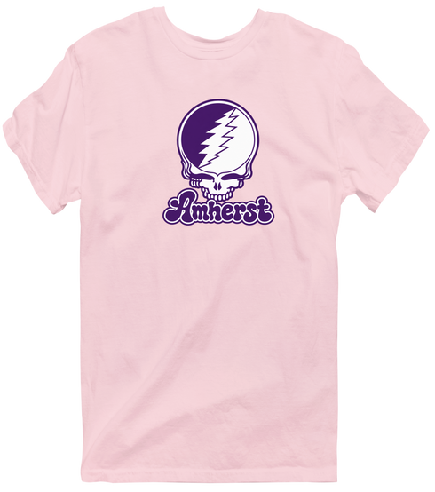 Amherst Stealie Premium Unisex T-Shirt — Design: Amherst College — Light Pink