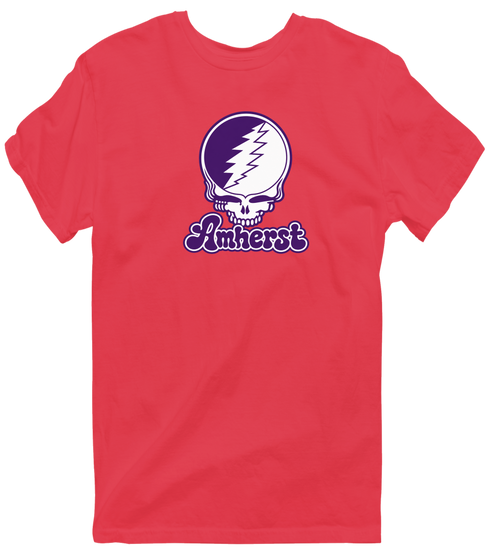 Amherst Stealie Premium Unisex T-Shirt — Design: Amherst College — Heather Red