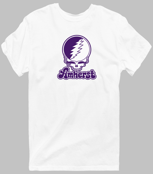 Amherst Stealie Premium Unisex T-Shirt — Design: Amherst College — White