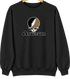 Anderson Stealie Premium Unisex Crewneck — Design: Anderson University — Black