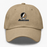 Anderson Stealie Premium Unisex Dad Hat — Design: Anderson University — Khaki
