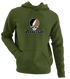 Anderson Stealie Premium Unisex Hoodie — Design: Anderson University — Military Green
