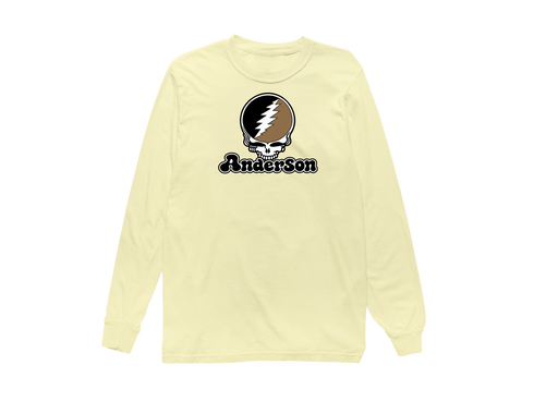 Anderson Stealie Premium Unisex Long-Sleeve — Design: Anderson University — Butter