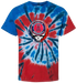 Los Angeles Angels Crystal Stealie Tie-Dye T-Shirt