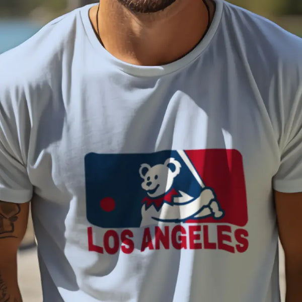 Grateful Dead - Los Angeles Angels MLB Logo T-Shirt - StealieShop