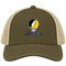 Appalachian Stealie Premium Unisex Trucker Cap — Design: Appalachian State University — Moss/Khaki